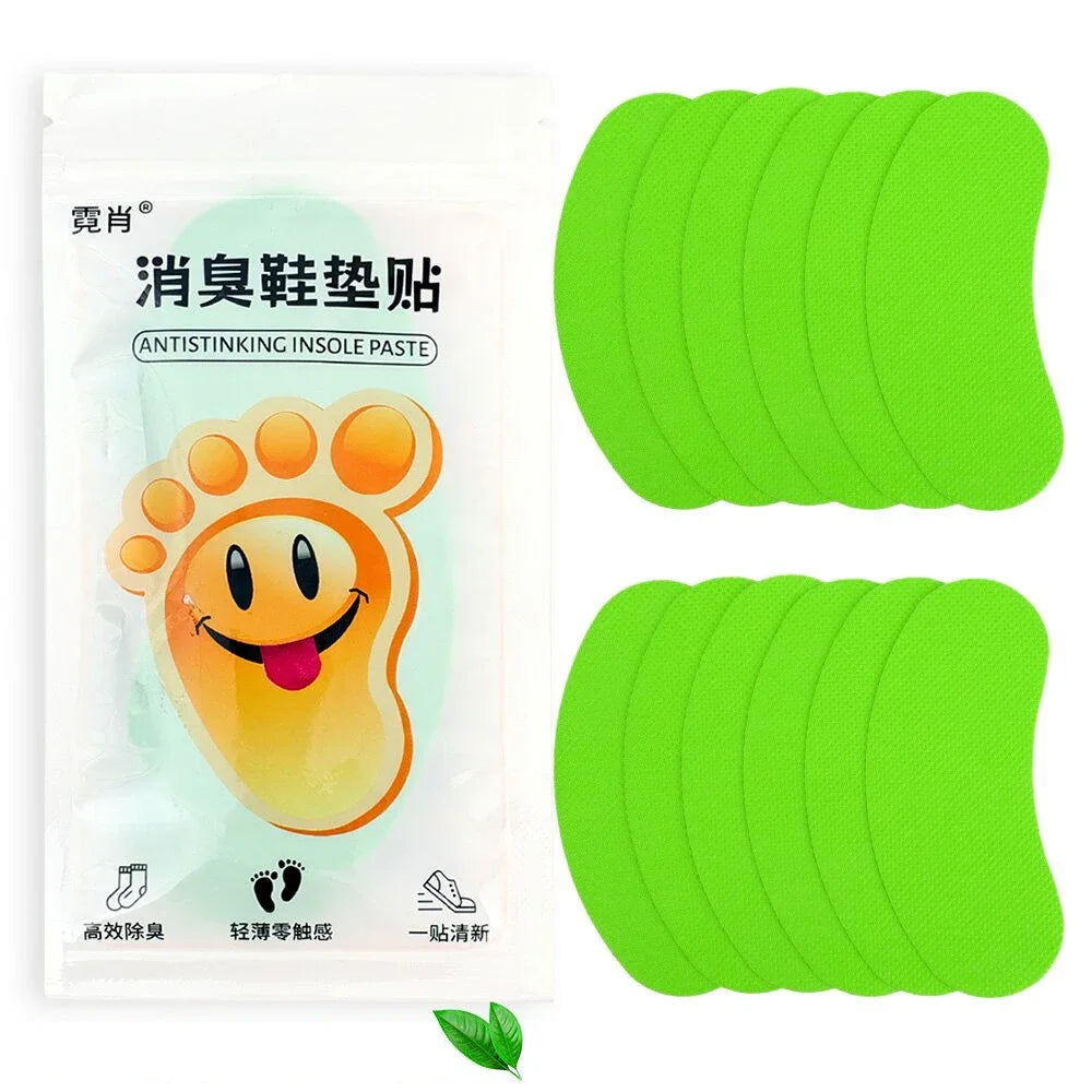 12-120 pièces chaussures déodorant absorbant la sueur autocollant déodorant pied odeur déodorant Sneaker odeur fraîche semelle intérieure stérilisation autocollant