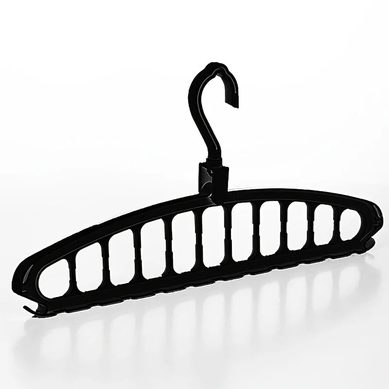 Cintre pliant multi-trous, support de rangement antidérapant, gain de place, organisateurs pour garde-robe, jean, pantalon, écharpe