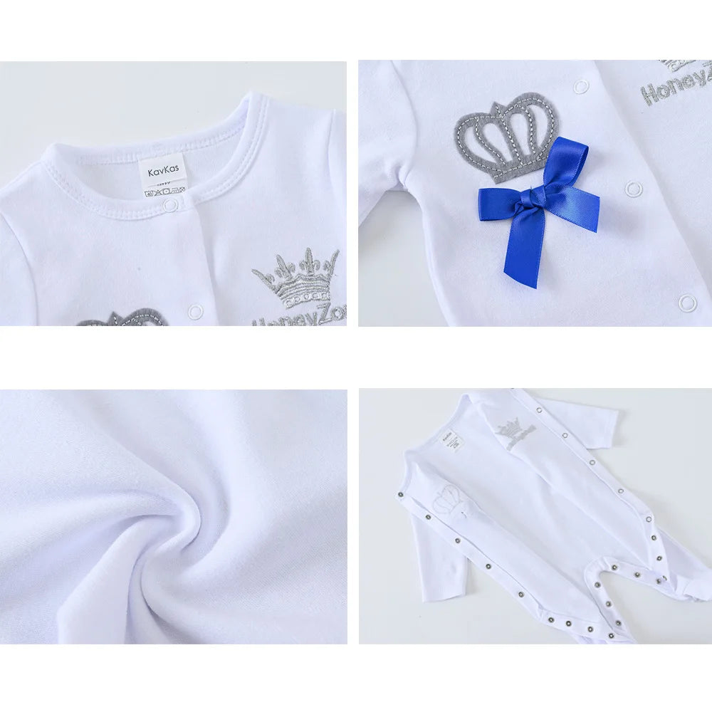 Ensemble de vêtements pour bébés filles de 0 à 9 mois, combinaison + chapeau + mitaines, barboteuse rose, 100% coton, vêtements doux pour enfants de 0 à 9 mois, 4 pièces/ensemble
