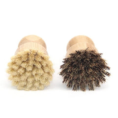 Brosse à récurer la vaisselle en bambou Regina, brosse à récurer la vaisselle en bois de cuisine, brosse à livres pour laver la vaisselle, casserole en fonte, 1 pièce, 2 pièces