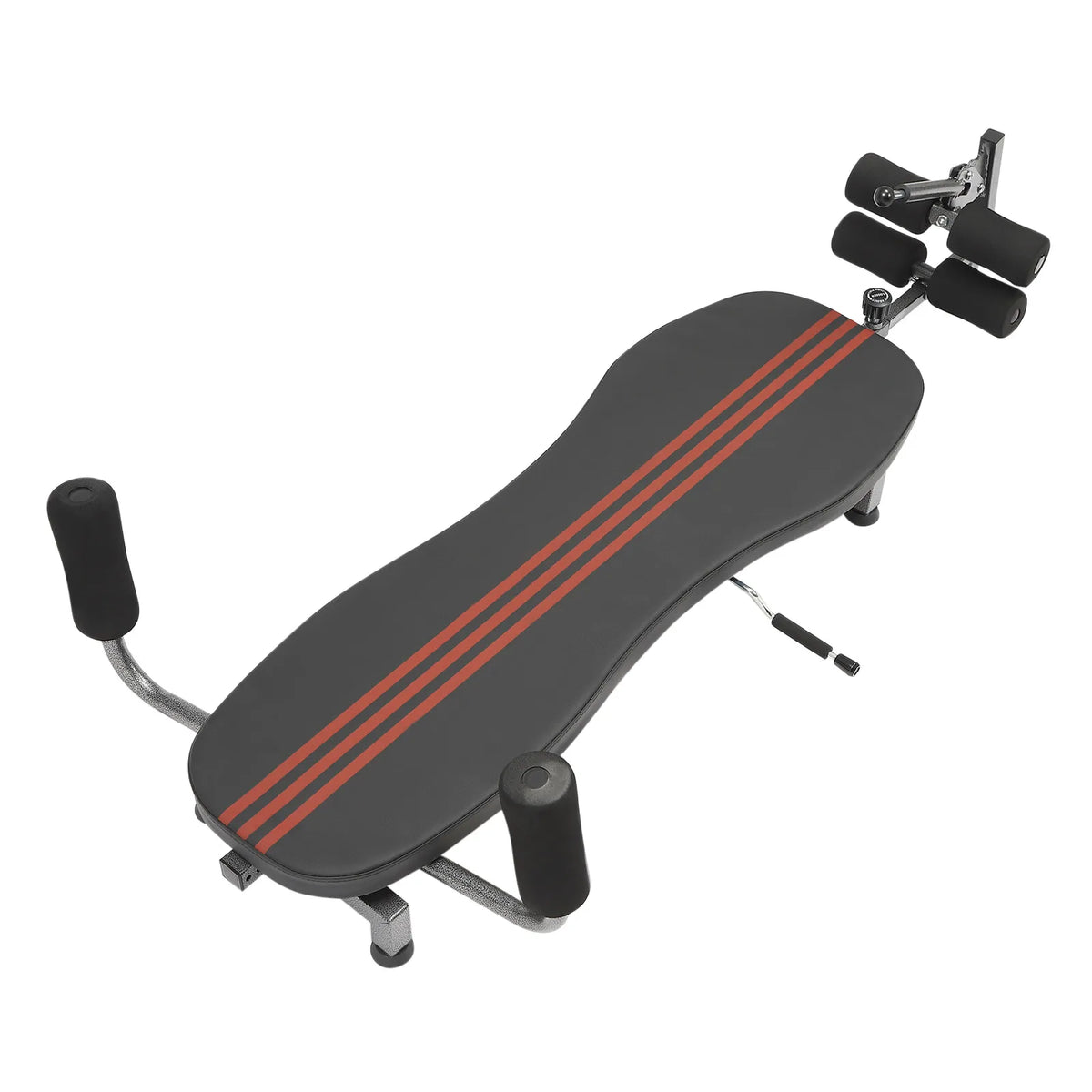 Extendable backrest decompression bench, inversion table, home workout bench, weight capacity up to 330 lbs