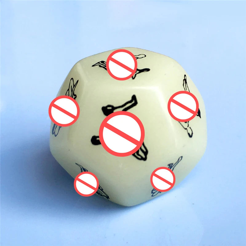 Jouets sexuels pour Couples femmes jeu pour adultes dés sexuels drôles 6/12 côtés Romance amour Humor jeu érotique merde dés barre cadeau de noël
