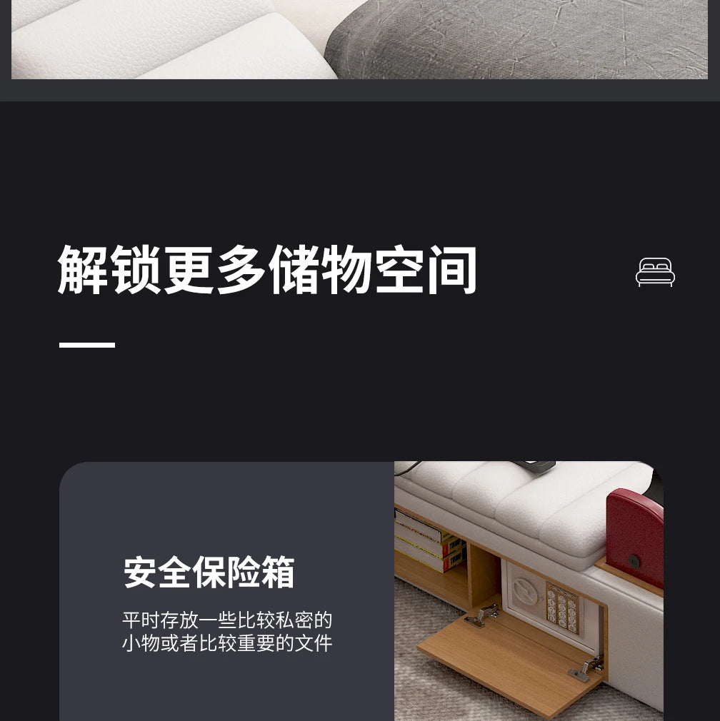 Lits minimalistes uniques lecture fantaisie King commodes de couchage lits Massage Muebles intelligents Para dortoir meubles de chambre