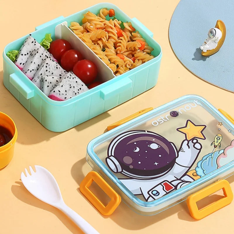 Boîte à déjeuner mignonne pour enfants, filles et garçons, avec compartiments, boîte à Bento, étanche, boîtes à collation alimentaires pour enfants, nouvelle collection 2024