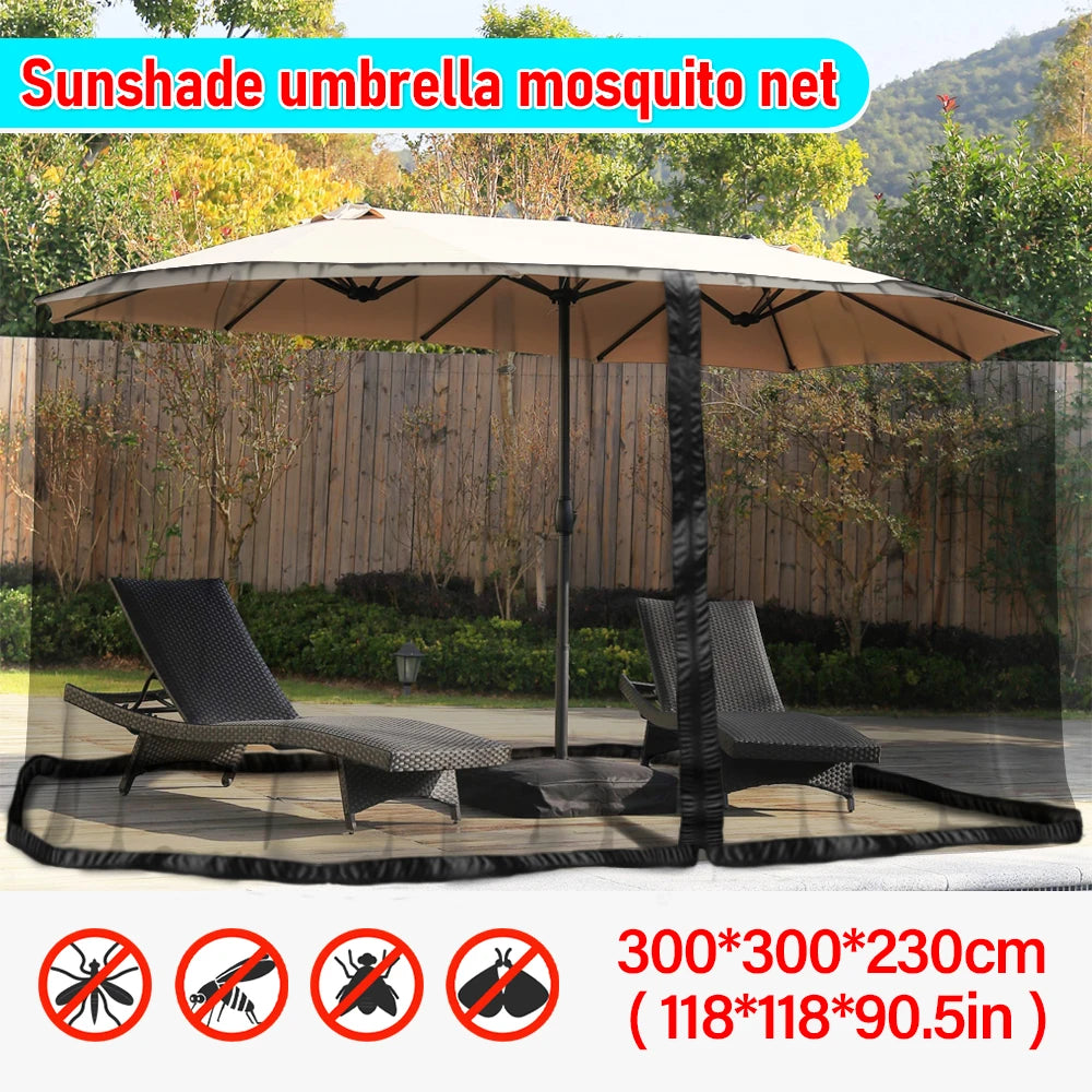 Outdoor camping mosquito net, mesh net for house bed, Roman umbrella, insect repellent, double-door tent protection