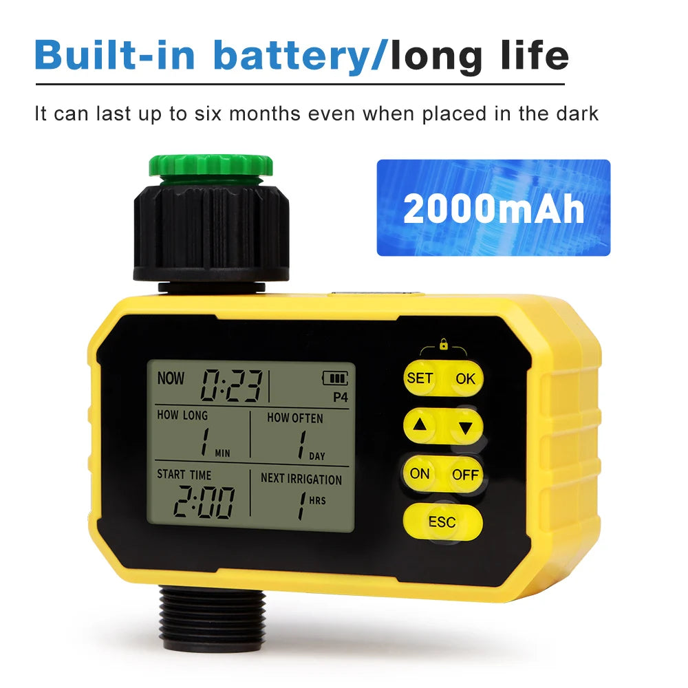 Solar Irrigation Synchronization Controller, Smart Existing System for Garden, Valve with Rain Sensor, WIFI