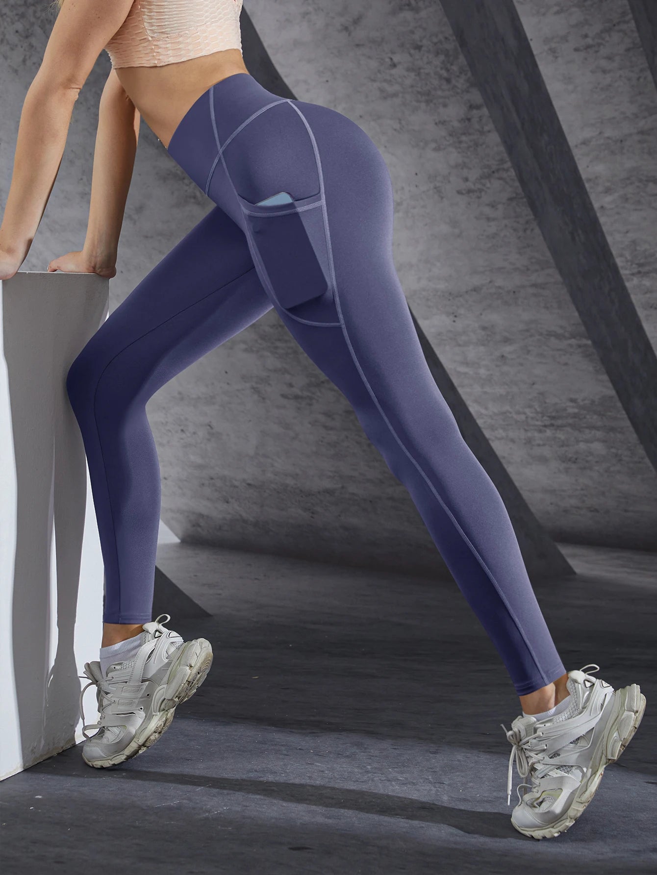 Leggings taille haute pour femmes, pantalons de Yoga extensibles, collants avec poches, Push Up, Fitness, course à pied, vêtements de sport, pantalons de couleur unie, nouvelle collection