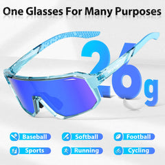 SCVCN enfants cyclisme lunettes de soleil enfants cyclisme lunettes UV400 vélo lunettes filles vtt Camping pêche Sports de plein air accessoires