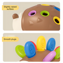 Jouets Montessori pour tout-petits, jouets sensoriels et motricité Fine pour enfants âgés de 18 mois, activités d'apprentissage, jeux éducatifs de hérisson