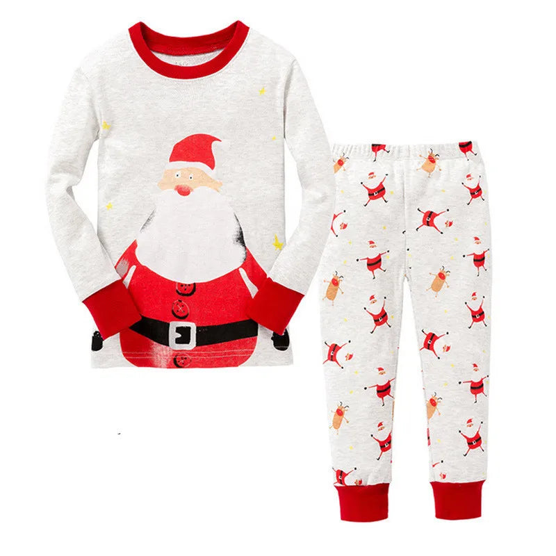 Ensemble haut et pantalon imprimés de noël pour enfants, vêtements pour garçons et filles, vêtements de maison pour fête de noël, ensembles mignons pour enfants, Costumes de Cosplay