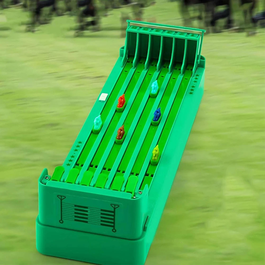 Jeu de société de course de chevaux électronique, jeu de bureau, ensemble de machines de course de chevaux, jouet coule pour fête de famille, batterie 62