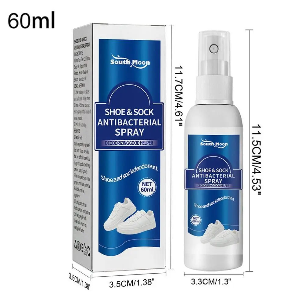Désodorisant pour pieds de chaussures, vaporisateur naturel, étiquettes de recharges, élimination des odeurs, anti-transpiration, soins des pieds, parfum dépistolet ant pour chaussures