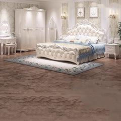Ensemble de chambre à coucher design moderne princesse pour filles, literie double haut de gamme, luxe, meubles nordiques existants