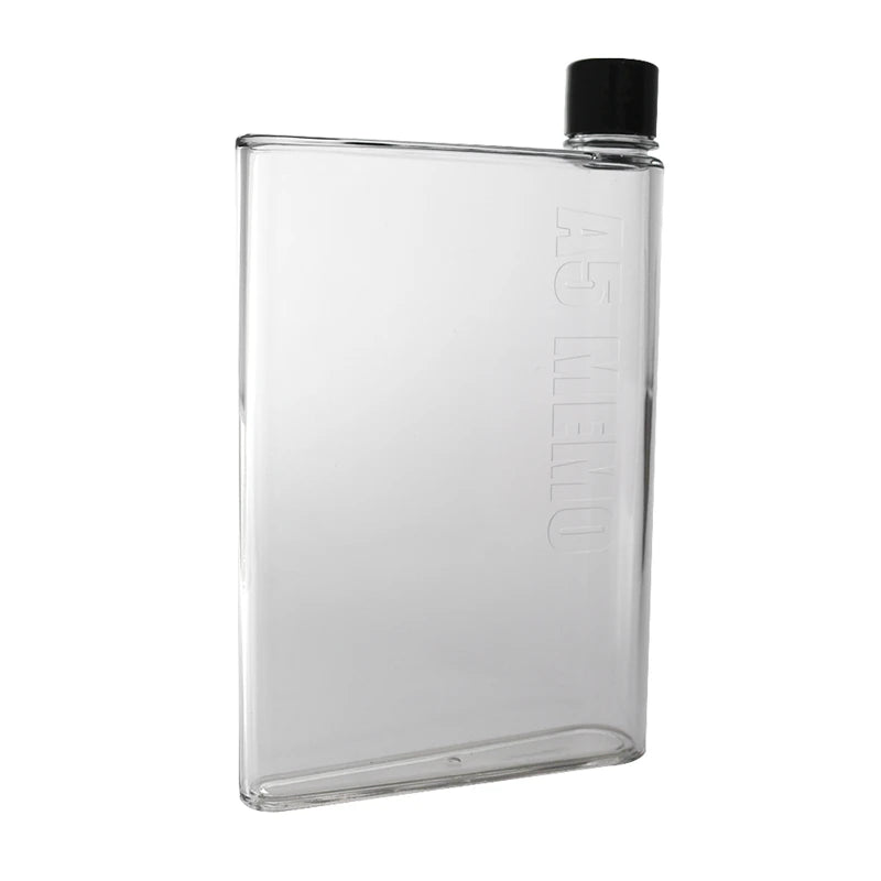 Bouteille d'eau De 750ml, bouteille De sport plate en cristal, verres transparents, bouilloire en plastique, tasse Portable Jarra De Agua