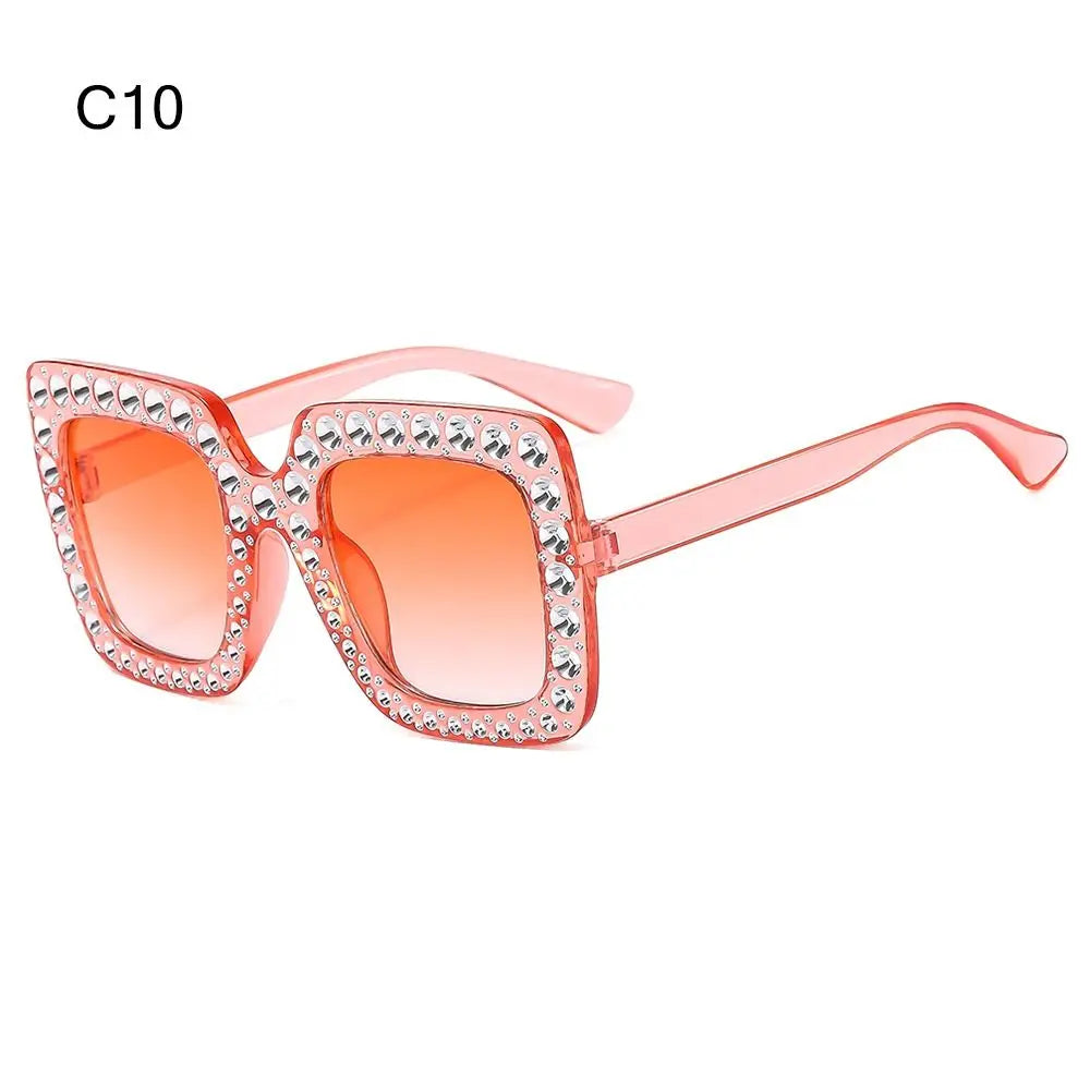Lunettes de soleil carrées à paillettes pour enfants, à la mode, pour garçons et filles, élégantes en diamant, pour bébés, lunettes de fête, UV400