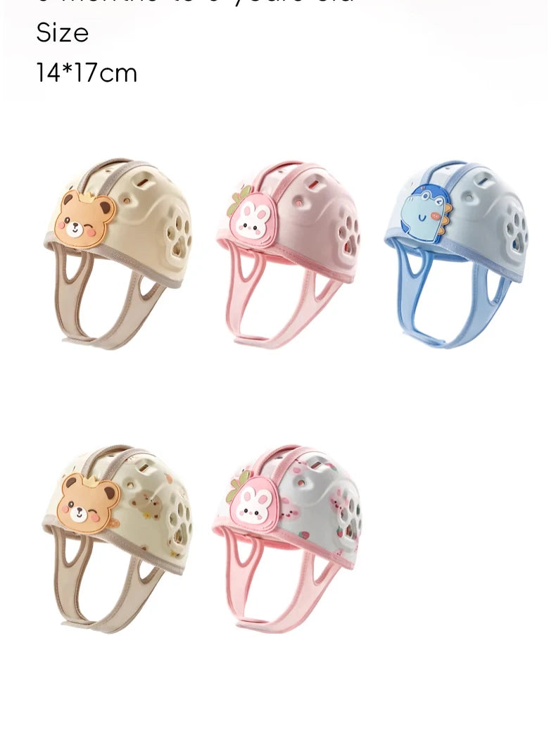 Chapeau de casque pour bébé, léger, Anti-Collision, Anti-chute, protection de marche rampante, chapeaux de protection de tête réglables pour nourrissons et enfants
