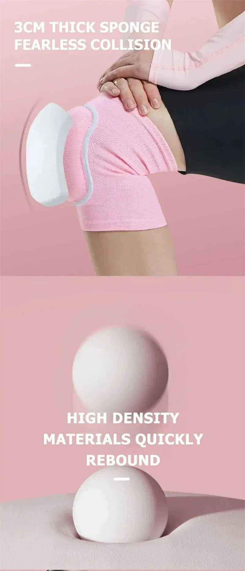 Genouillères de volley-ball pour danseurs, hommes, femmes et enfants, genouillères douces et respirantes, protection du Football, danse, Yoga, Tennis, course à pied, cyclisme