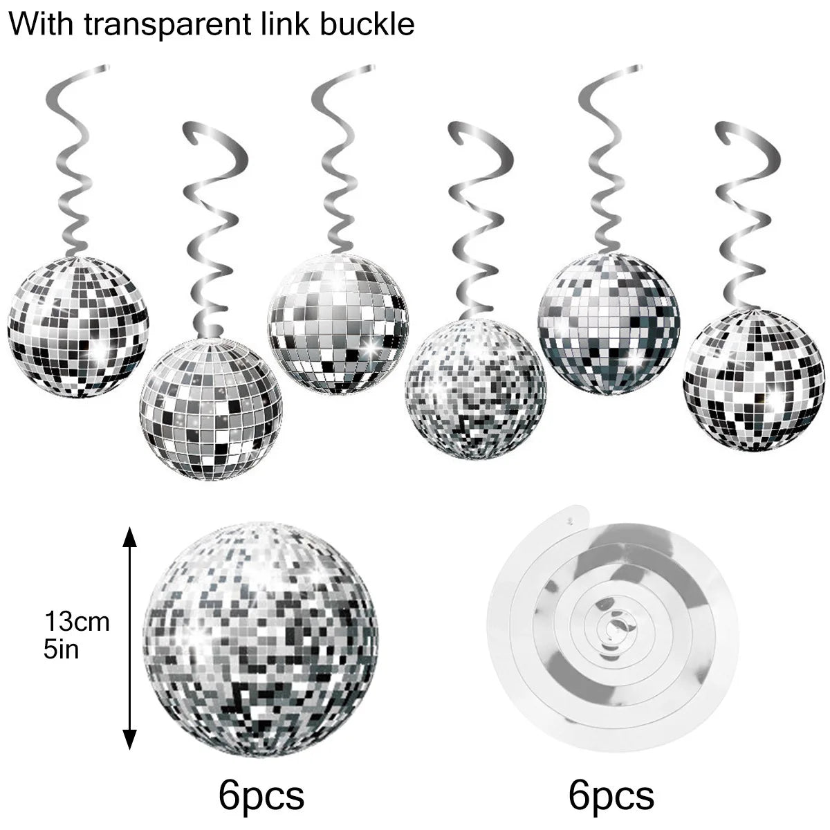 Guirlande de bannière de fête Disco musicale, tourbillons suspendus, décoration de fête rétro, retour aux années 80 et 90, bannière de décoration de fête hip hop disco