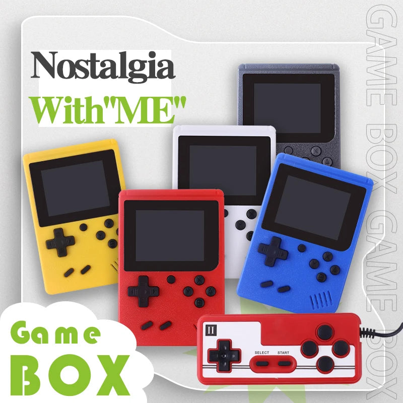 Console de jeu vidéo rétro avec écran Lcd de 2.4 pouces, 400 pouces, Portable, cadeau de noël