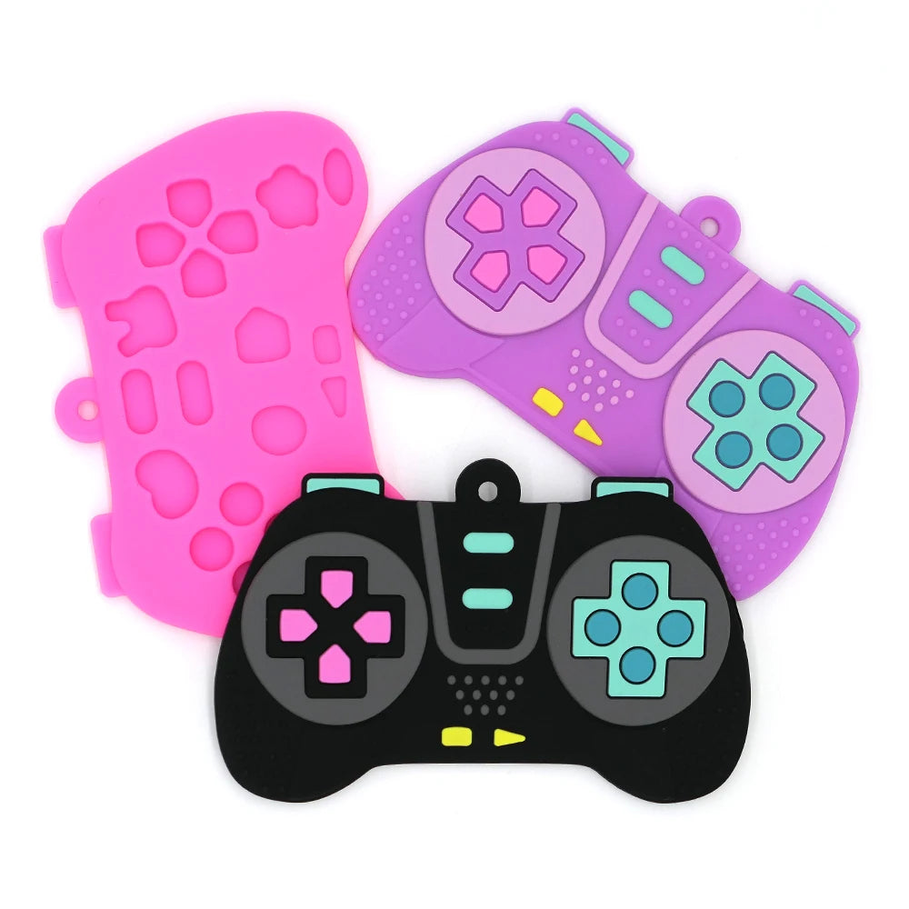 Anneau de dentition en Silicone Montessori pour bébé, jouets sensoriels avec télécommande pour tout-petits, cadeau pour garçons et filles