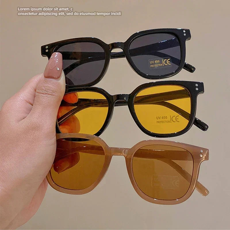 Lunettes de soleil pour enfants Vintage carré UV400 lunettes de soleil en plein air mignon fille garçon mode lunettes Protection classique enfants lunettes de soleil