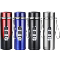 1000ml Metal ThermosCup, Smart Temperature Display, Leak-Proof Stainless Steel Thermos Mug, Suitable for Home/Office/Outdoor Use