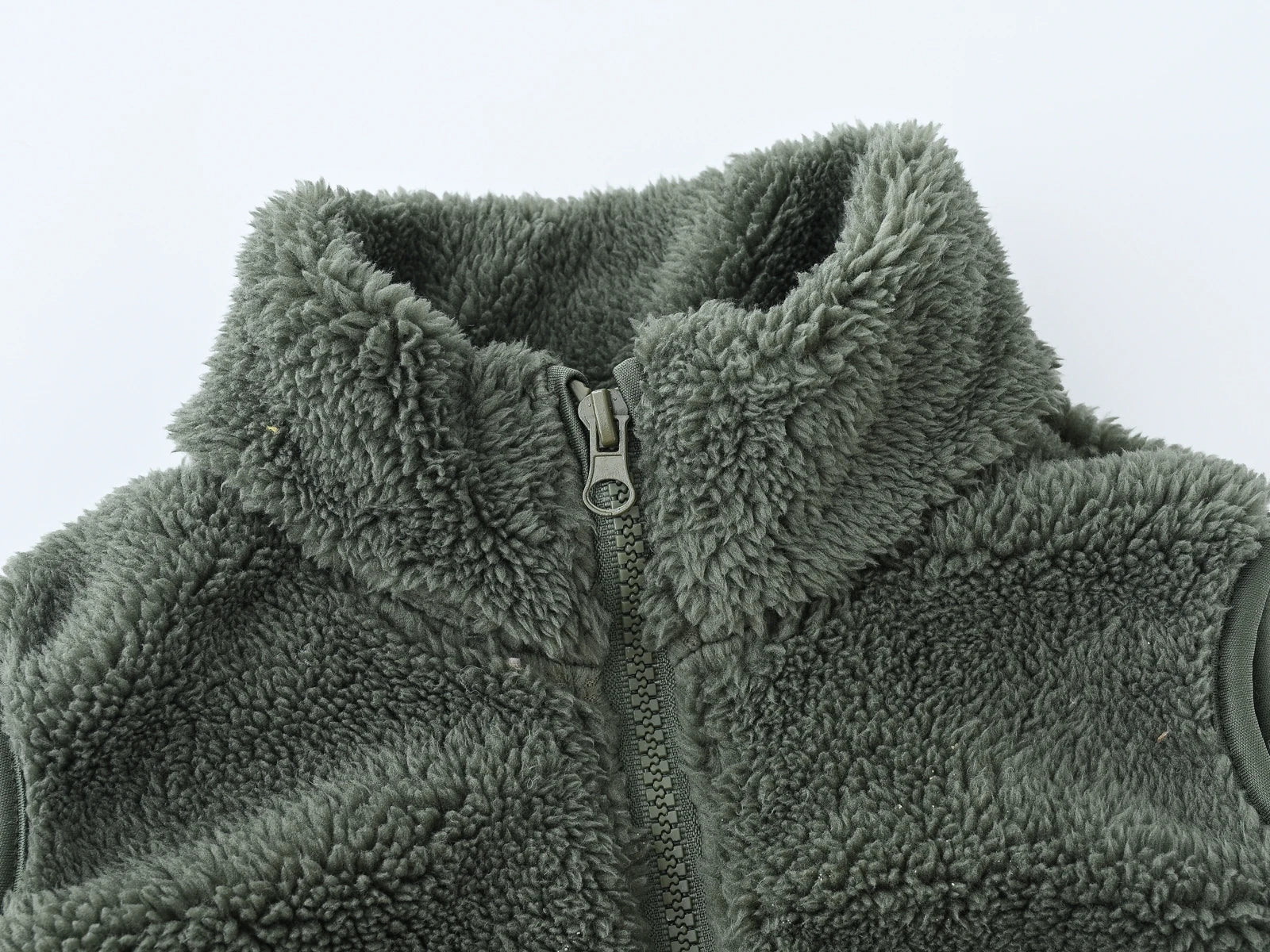 Trench-Coat à fermeture éclair de couleur unie pour garçons, manteau d'hiver pour enfants