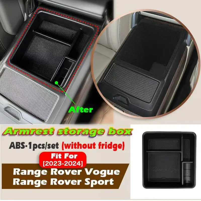 Range Rover-Boîte de rangement pour console centrale de sport, espace bien rangé, valeur d'accoudoir, fournitures de rangement