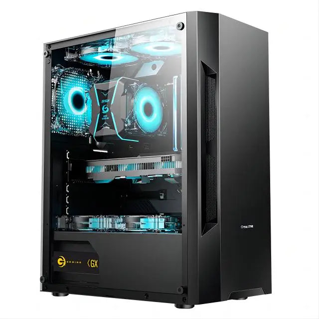 PC de jeu avec processeur A8-7680/512G SSD/16GB RAM 3200 mo DDR3/Windows 11 HD graphiques blanc pc gamer jeu mini pc