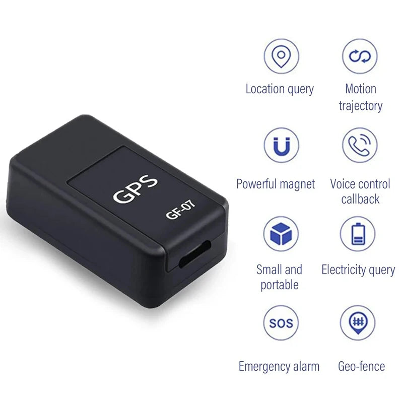 Mini traceur GPS universel GF-07, voiture, vélo, animaux domestiques, enfants, personnes âgées, suivi en temps réel, localisateur magnétique Anti-perte puissant