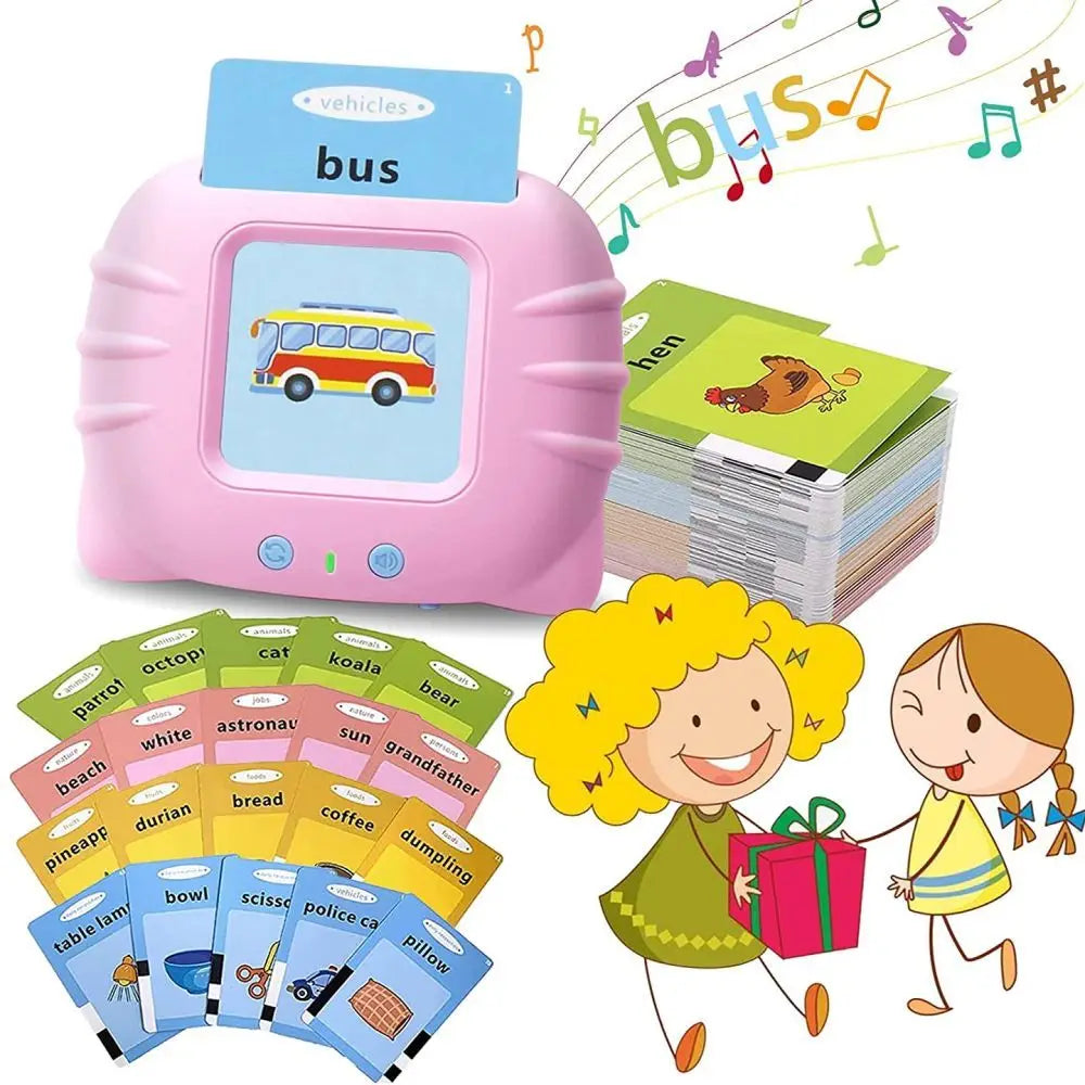 Cartes Flash parlantes d'apprentissage éducatif pour enfants de la maternelle, livre Audio électronique en langue anglaise, jouets pour apprendre les mots anglais