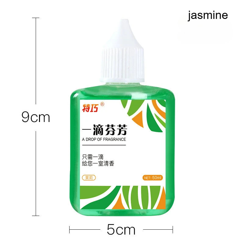 Déodorant de salle de bain une goutte de parfum l'odeur concombre jasmin vert raisin désodorisant durable chambre toilette déodorant arôme