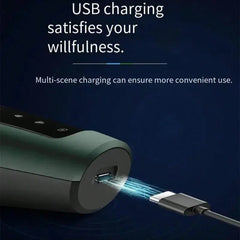 Rasoirs électriques 9D pour hommes, tondeuse électrique étanche, utilisation humide et sèche, batterie Rechargeable, rasoir rotatif, Machine de rasage