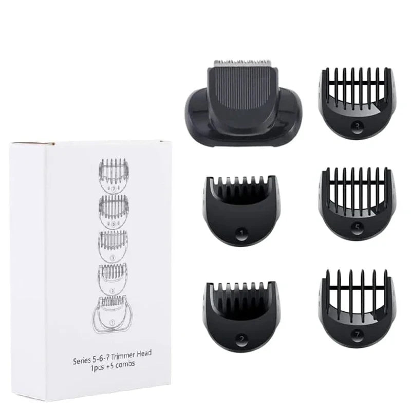 Tête de tondeuse à barbe compatible avec les rasoirs électriques Braun série 5, 6,7 5018s, 5020s, 6075cc, 7071cc, 7075cc