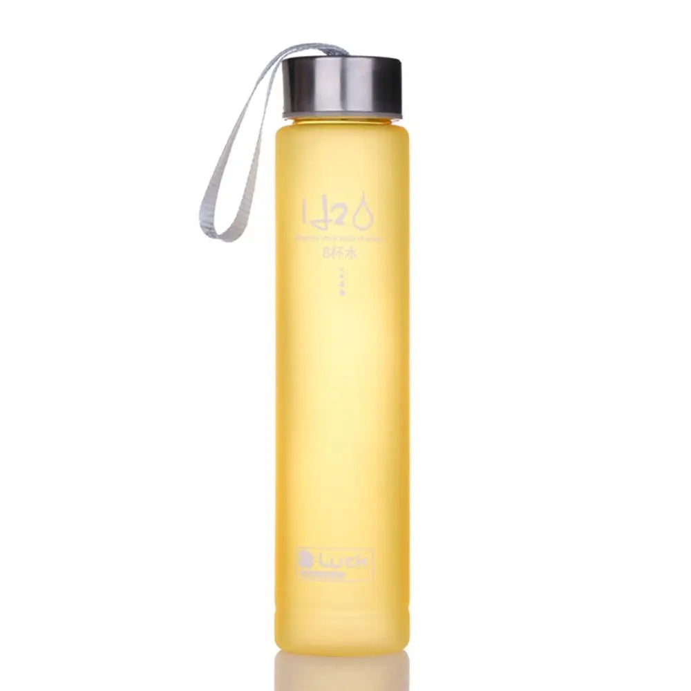 Bouteille d'eau conviviale rée en plastique pour filles et garçons, bouilloire de sport portable et étanche, 280ml
