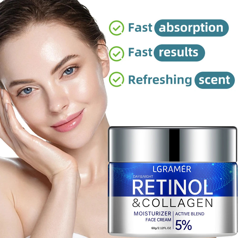 Crème anti-âge raffermissante au rétinol déformable remodelante, raffermissante, liftante, estompe les ridules, blanchissante, hydratante, éclaircissante, soins pour la peau, cosmétique
