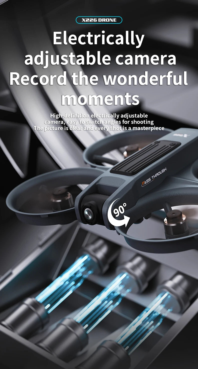 2025 nouveau Drone X266 8K WIFI GPS professionnel HD photographie aérienne avion télécommandé HD double caméra quadrirotor jouets cadeaux