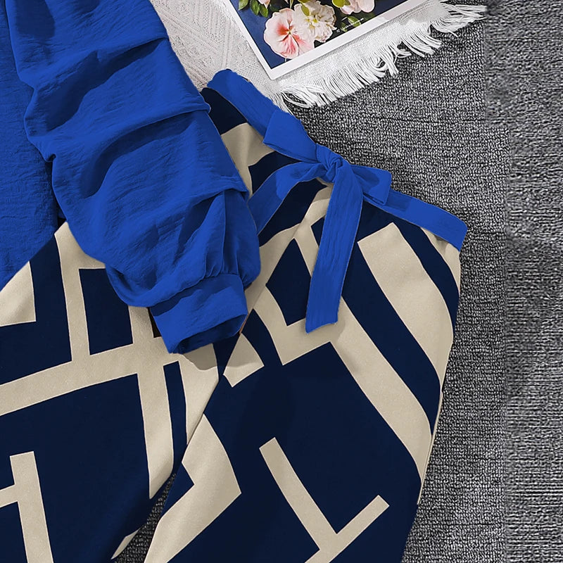 Ensembles de vêtements pour enfants pour filles, kaki, épaules dénudées, haut à manches longues et pantalon imprimé à rayures, costumes pour enfants de Style station d'été OOTD