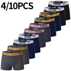 4/10 Pack adolescents à adultes Parent-enfant Boyshort Simple mode multi-tailles Shorts hommes sous-vêtements confortables taille élastique P