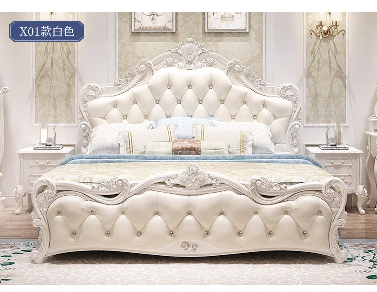Ensemble de chambre à coucher design moderne princesse pour filles, literie double haut de gamme, luxe, meubles nordiques existants