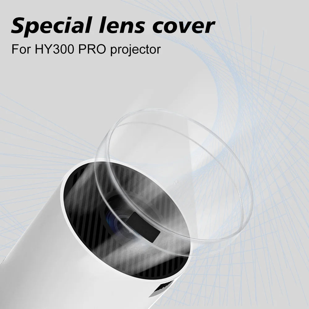Le couvercle de protection d'objectif Le projecteur HY300PRO empêche la poussière d'entrée de l'objectif. projecteur HY300 cylindrique approprié applicable