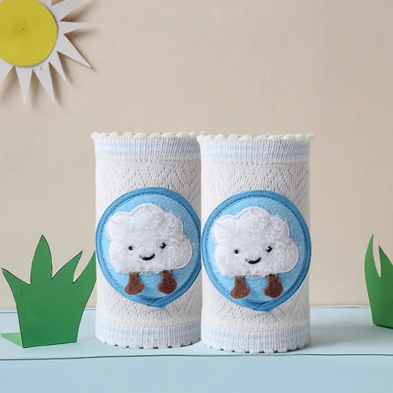 Bee Lion coton fraise jambières nourrissons genou soutien bébé genouillères enfants genou protecteur ramper coude coussin