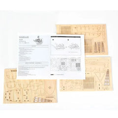 Puzzle 3D en bois pour voilier, modèle d'assemblage, bricolage, artisanat en bois, jouets cadeaux