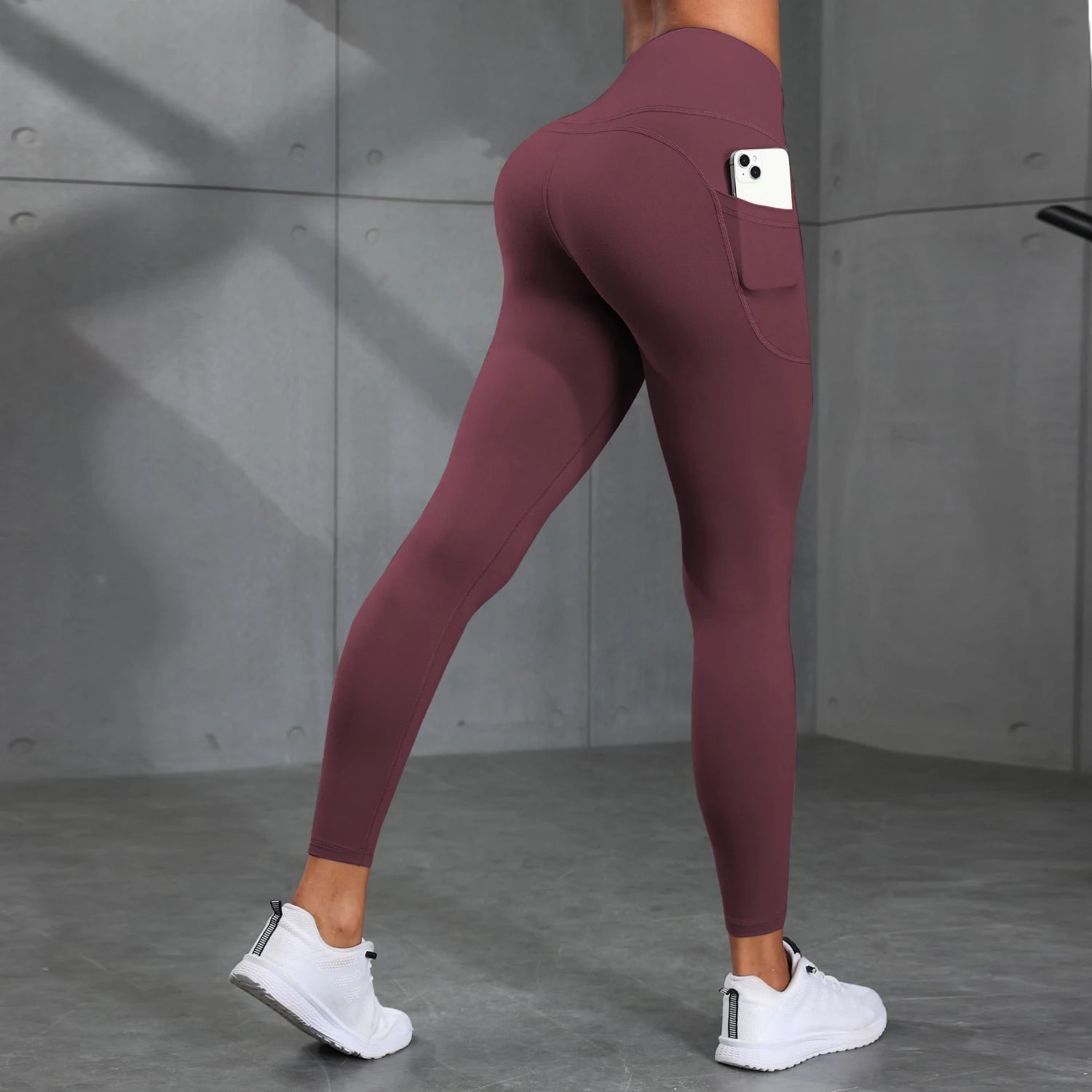 Pantalon de Yoga taille haute avec poches pour femmes, Leggings de Compression pour le sport, le Fitness, la course à pied