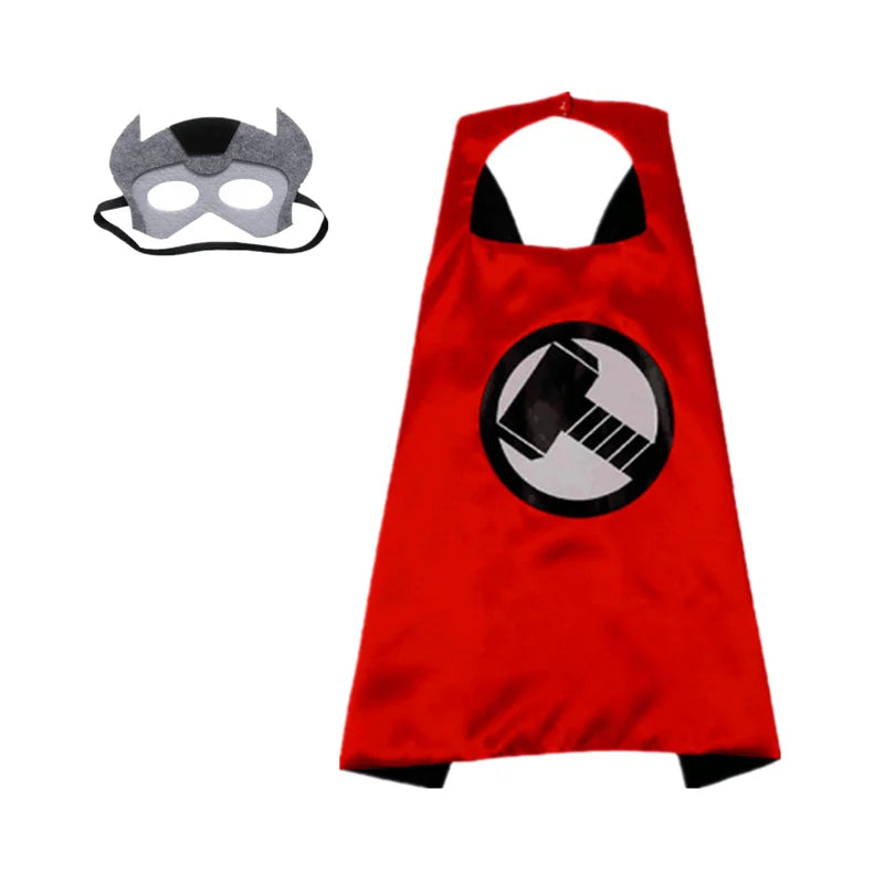 Capes de super-héros pour enfants de 3 à 10 ans, cadeaux pour garçons, Costumes habillés de dessin animé, fournitures de fête, cadeaux de pâques