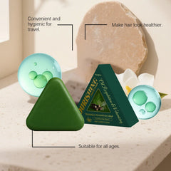 Shampoing Anti-chute de cheveux, barre de nettoyage du cuir chevelu, huile de contrôle épaisse, pellicole, réduit la cascade, savon de soin volumisant solide fait à la main