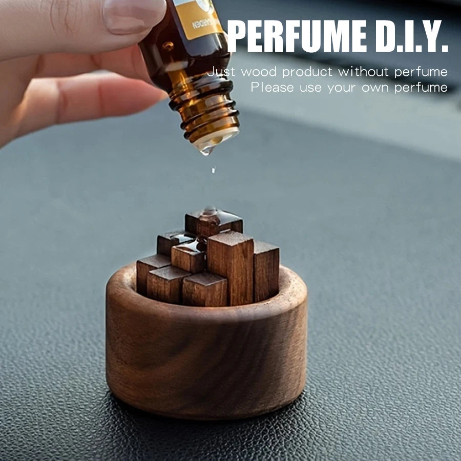 Diffuseur d'arôme en bois sans parfum, bricolage, parfum, salon, salle de bains, toilettes, chambre à coucher, bureau, accessoires pour la maison, décorations d'aromathérapie