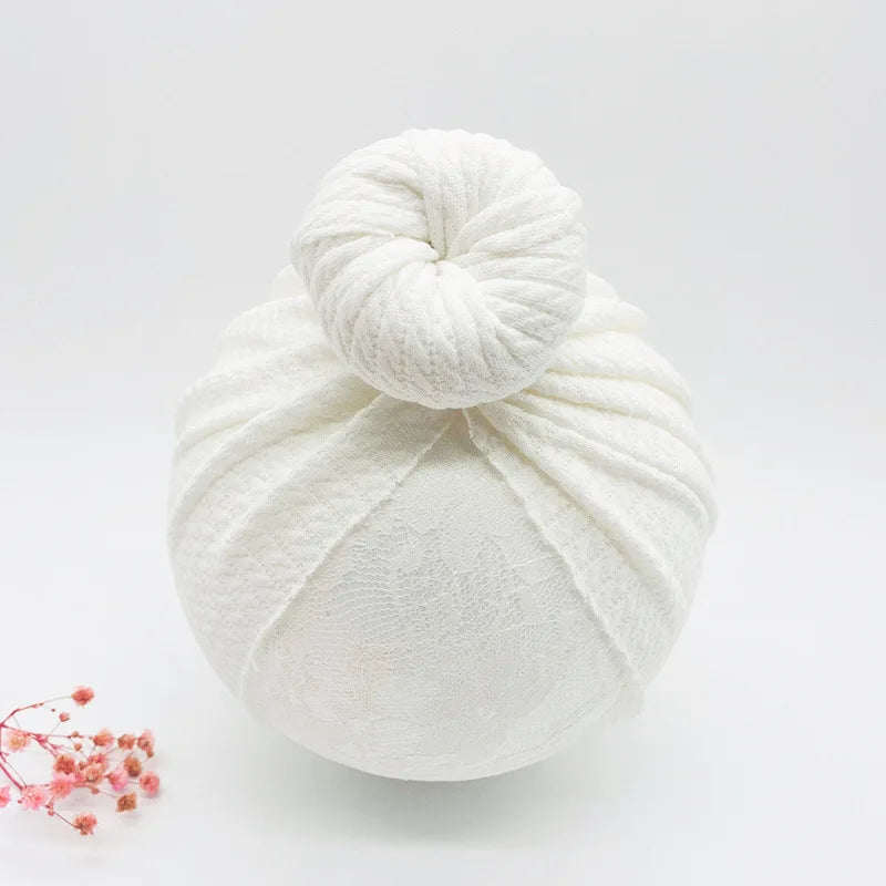Chapeaux noués pour bébé fille, Bonnet avec nœud, Turban pour bébé, accessoires de tête pour nouveau-né, chapeau d'hiver, Bonnet chaud pour mère et enfant