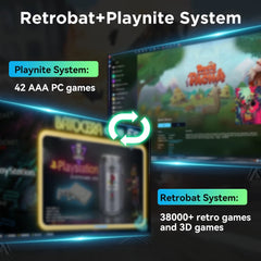 PC/consoles de jeux rétro et disque dur pour PS3/PS2/PS1/Switch/Dreamcast/Saturn/WIIU avec plus de 38000 jeux et 42 jeux PC pour WIN PC/ordinateur portable