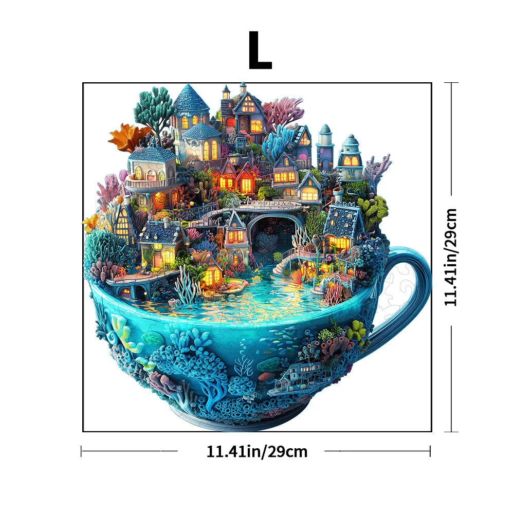 Puzzle fantastique en bois : cadeau idéal, jeu familial stimulant et artisanat de décoration pour la maison